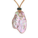 Sea Smoothed Red Abalone Pendant
