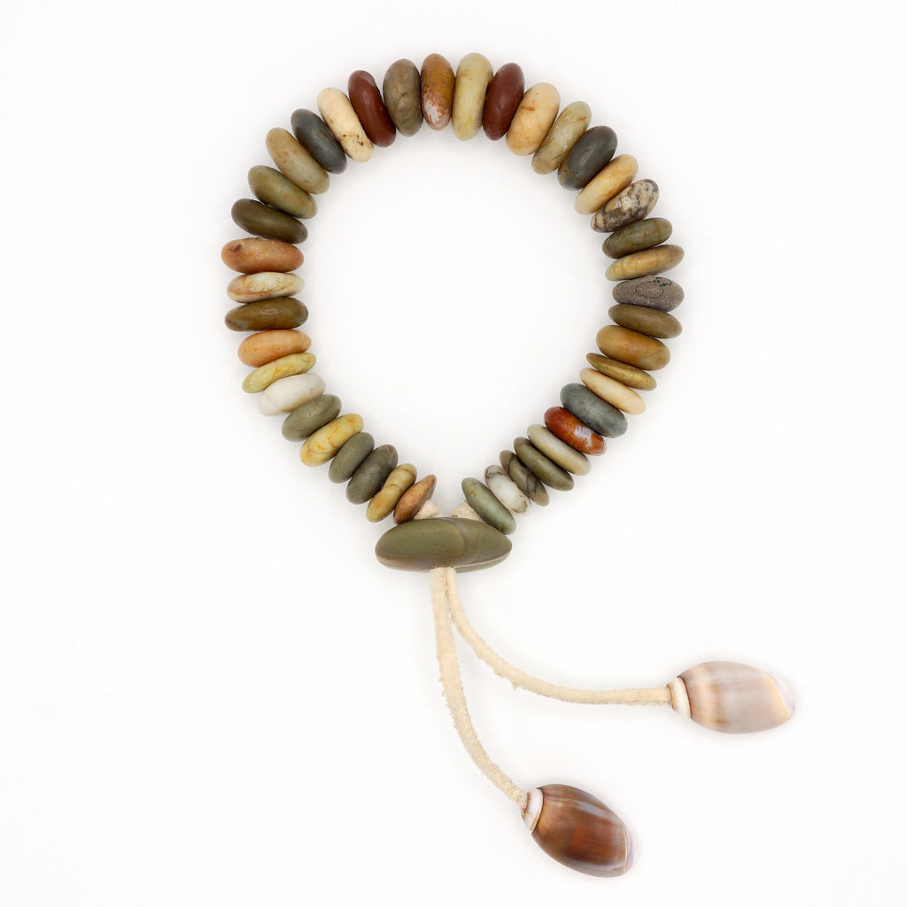 California Buckwheat Wampum Style Bracelet