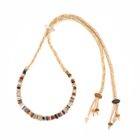 Braided Plaid Necklace