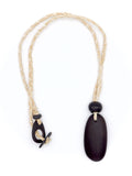 Night Bloom Pendant on Micro Braid