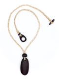 Night Bloom Pendant on Micro Braid